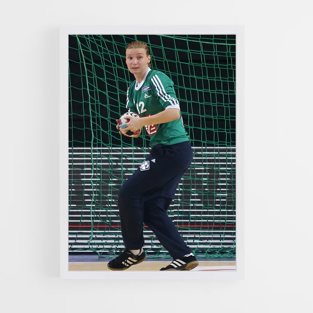 Poster Amandine leynaud – affiche Handball (vue 3)